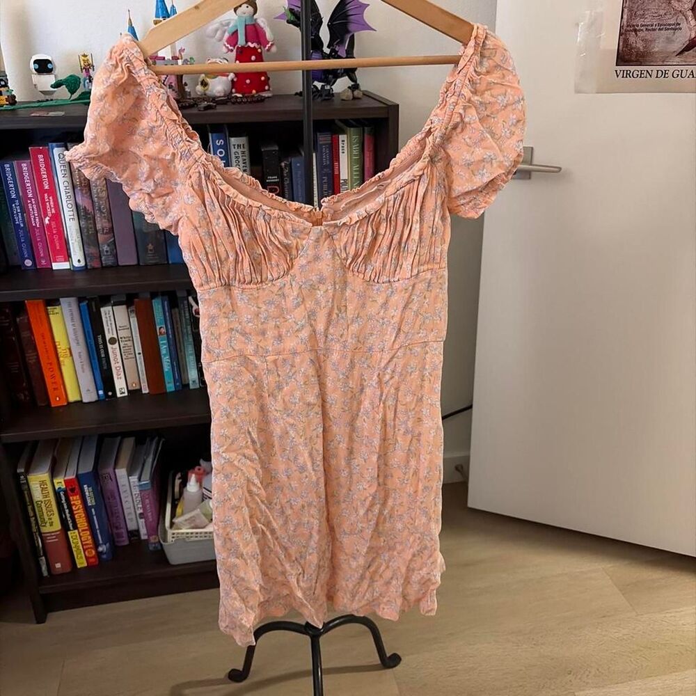 Elodie Women's Pink and Orange Dress
